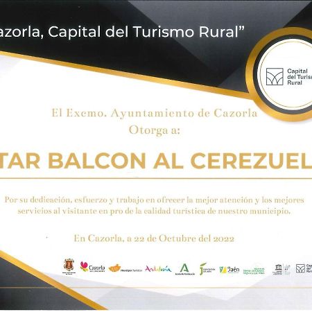 Alojamiento Balcon Al Cerezuelo Cazorla Exteriér fotografie